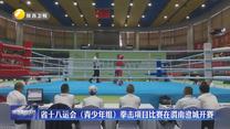 省十八运会（青少年组）拳击项目比赛在渭南澄城开赛