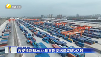 西安铁路局2026年货物发送量突破2亿吨
