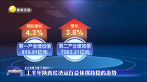 上半年陕西经济运行总体保持稳的态势