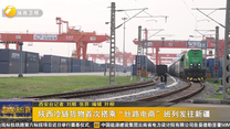陕西冷链货物首次搭乘“丝路电商”班列发往新疆
