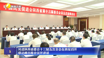 民进陕西省委会十三届五次全会在西安召开 蔡达峰出席会议并讲话