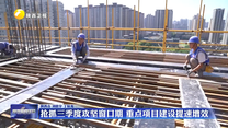 抢抓三季度攻坚窗口期 重点项目建设提速增效