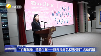 “百年风华·遗韵生辉——陕西民间艺术进校园”活动启幕