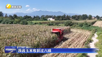 我省玉米收获过六成