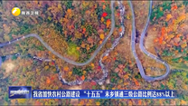 我省加快农村公路建设 “十五五”末乡镇通三级公路比例达88%以上