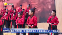 我省各地开展“高举队旗跟党走 少年接力新长征”主题活动