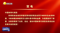 陕西省委省政府向参加第五届亚残运会中国体育代表团和我省获奖运动员致贺电
