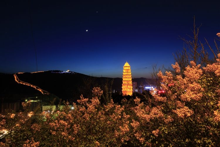 漫说红色陕西丨延安宝塔山