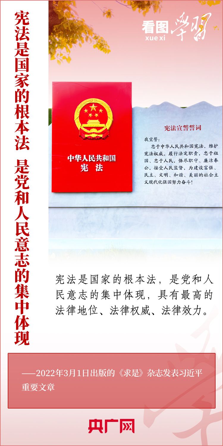 看图学习丨弘扬宪法精神做宪法的忠实崇尚者自觉遵守者坚定捍卫者