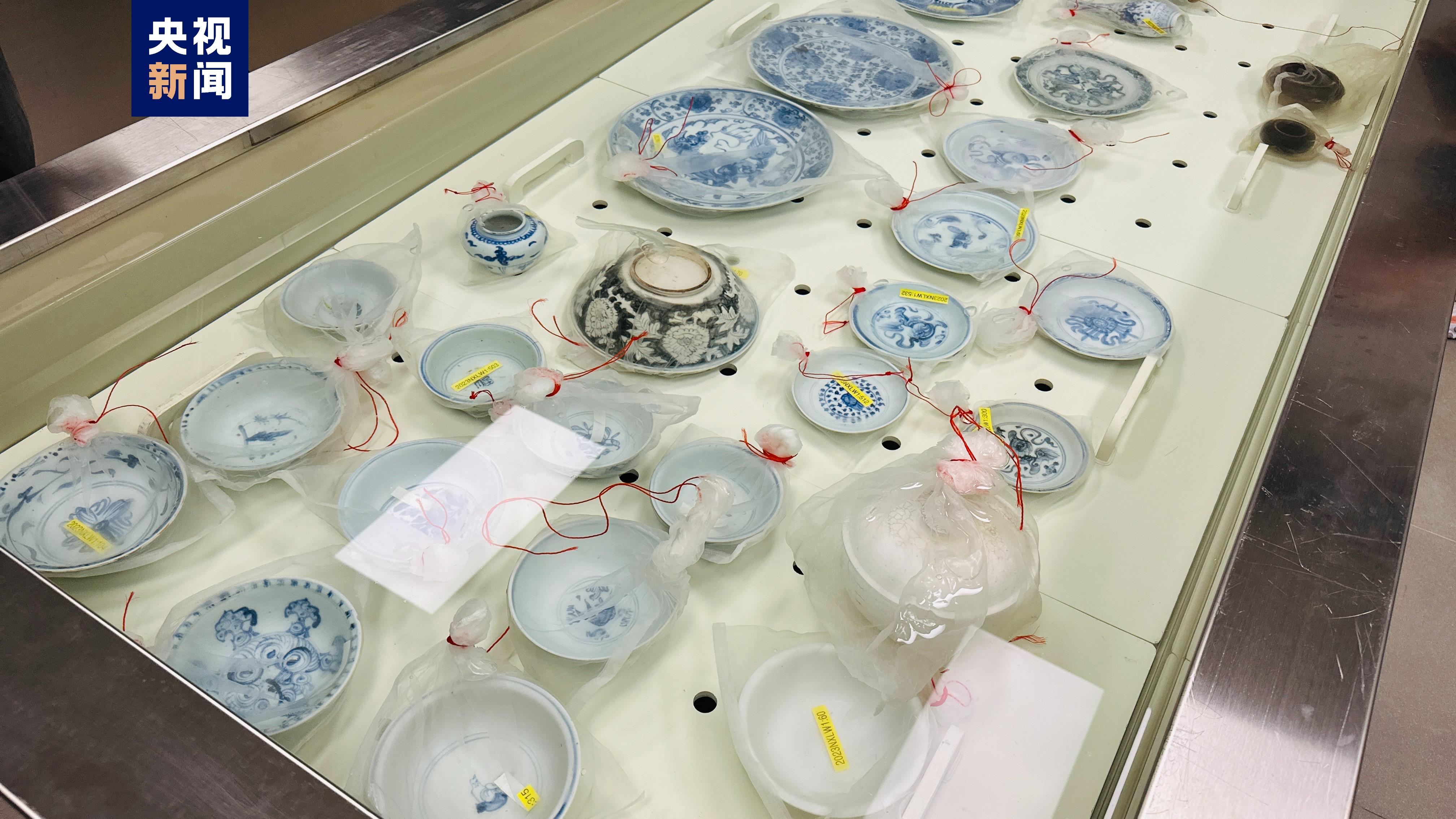 南海西北陆坡一号二号沉船分布范围已探明 提取文物928件套 - 西部网(陕西新闻网)